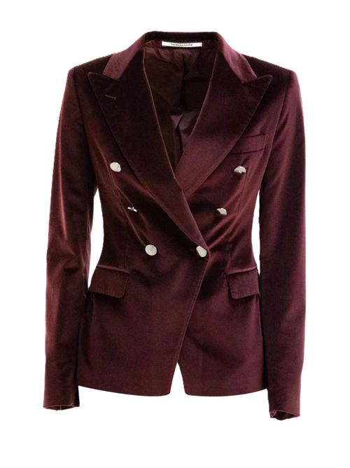 TAGLIATORE Giacca in Velluto vinaccia J Jasmine 10b TAGLIATORE | 800020 V 25I029C1056130 VINACCIO